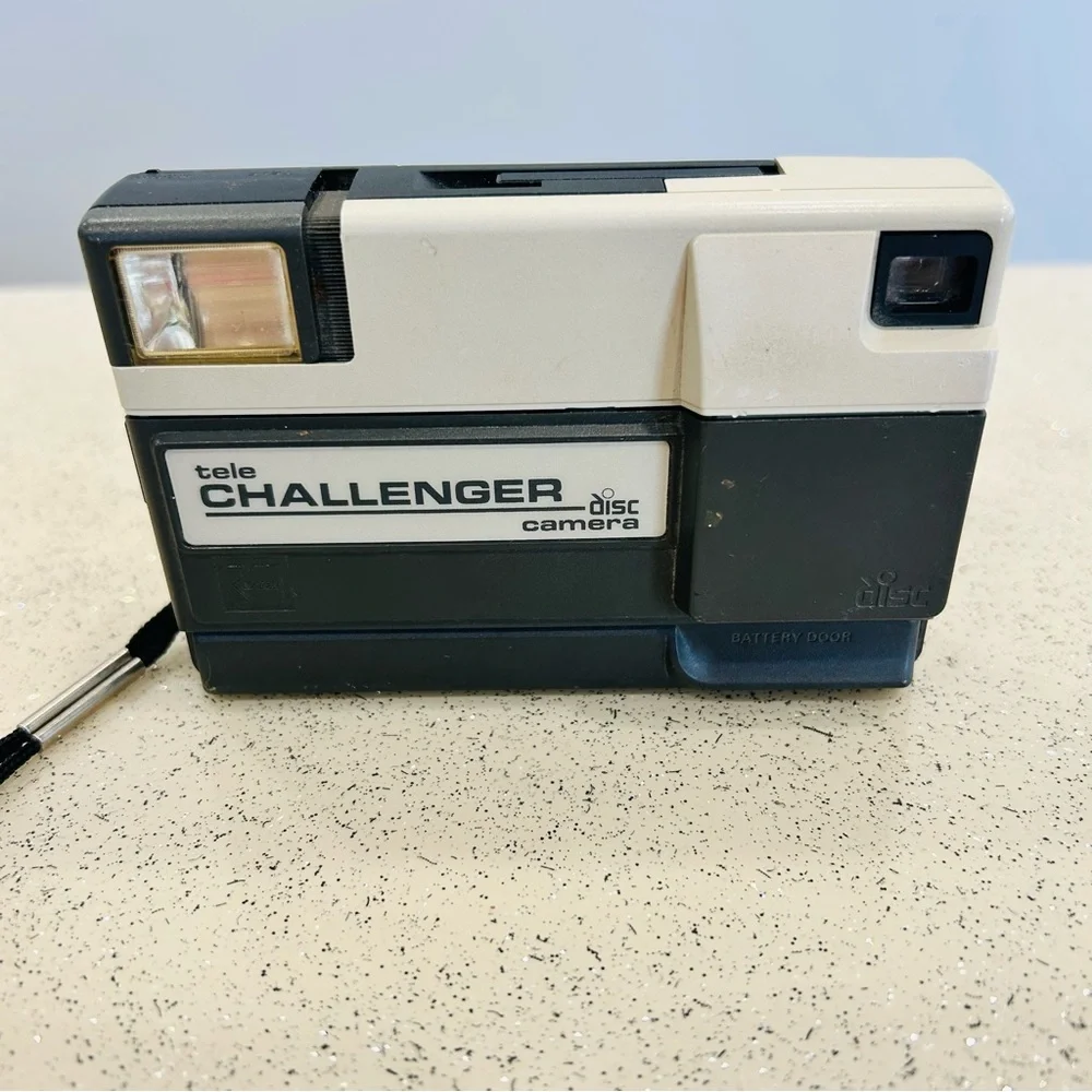 Kodak Tele-Challenger Disc Vintage Point &‎ Shoot Camera~Tested~Works~No Film